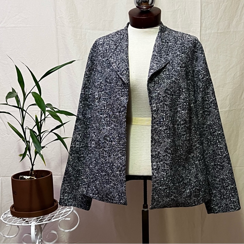 CJ Banks jacket Blue & white